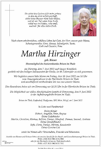Martha  Hirzinger